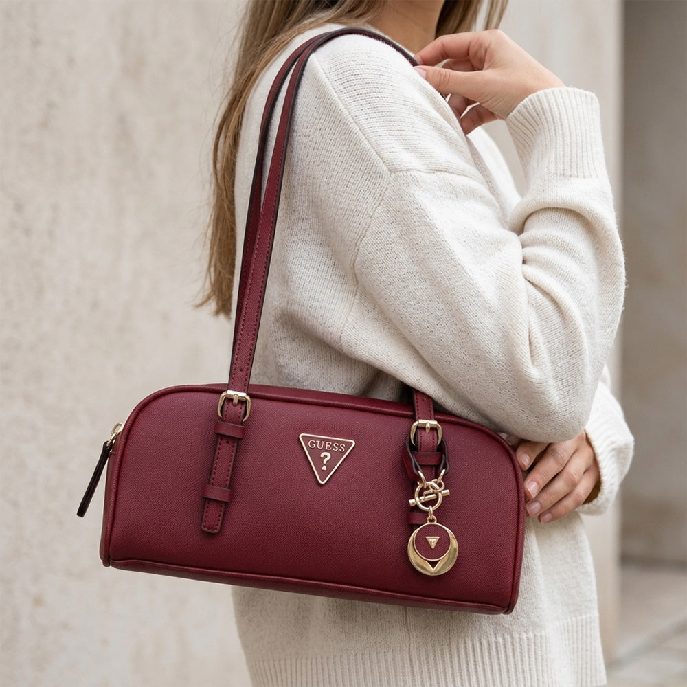 Guess Cartera Zita Mini Black Cherry