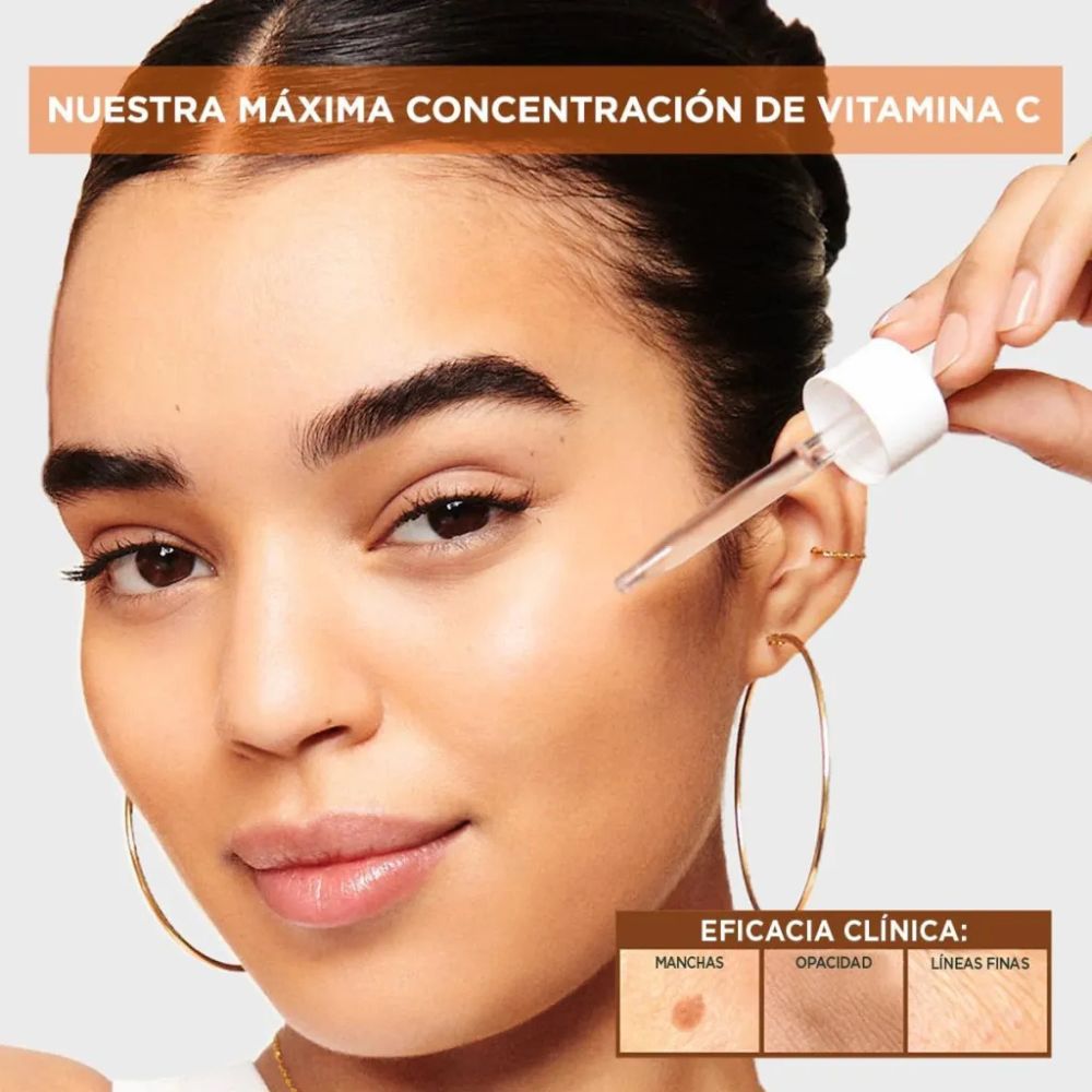 Serum Garnier Express Aclara/Antimanchas Noche 10% Vitamina C 30ml