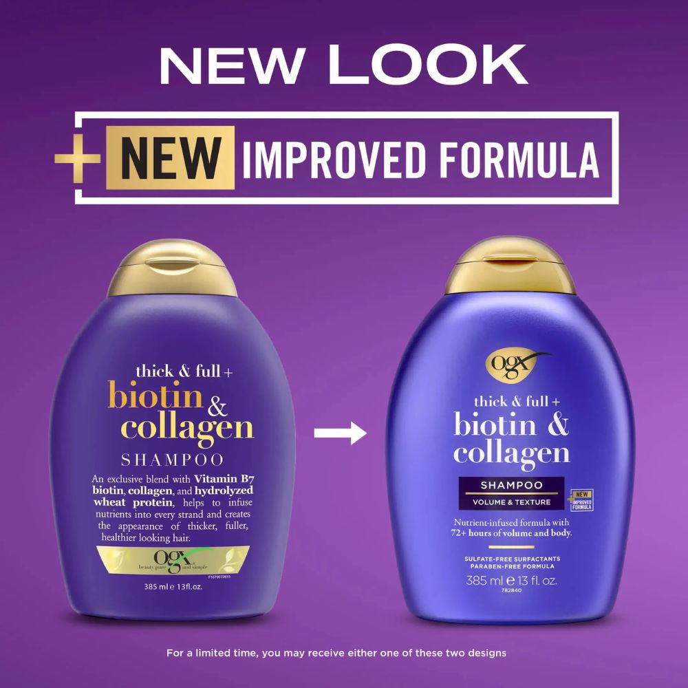 Shampoo OGX Biotin & Collagen 385 ml