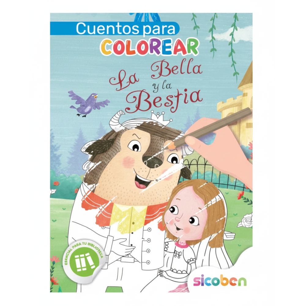 Sicoben Cuentos Para Colorear La Bella Y La Bestia