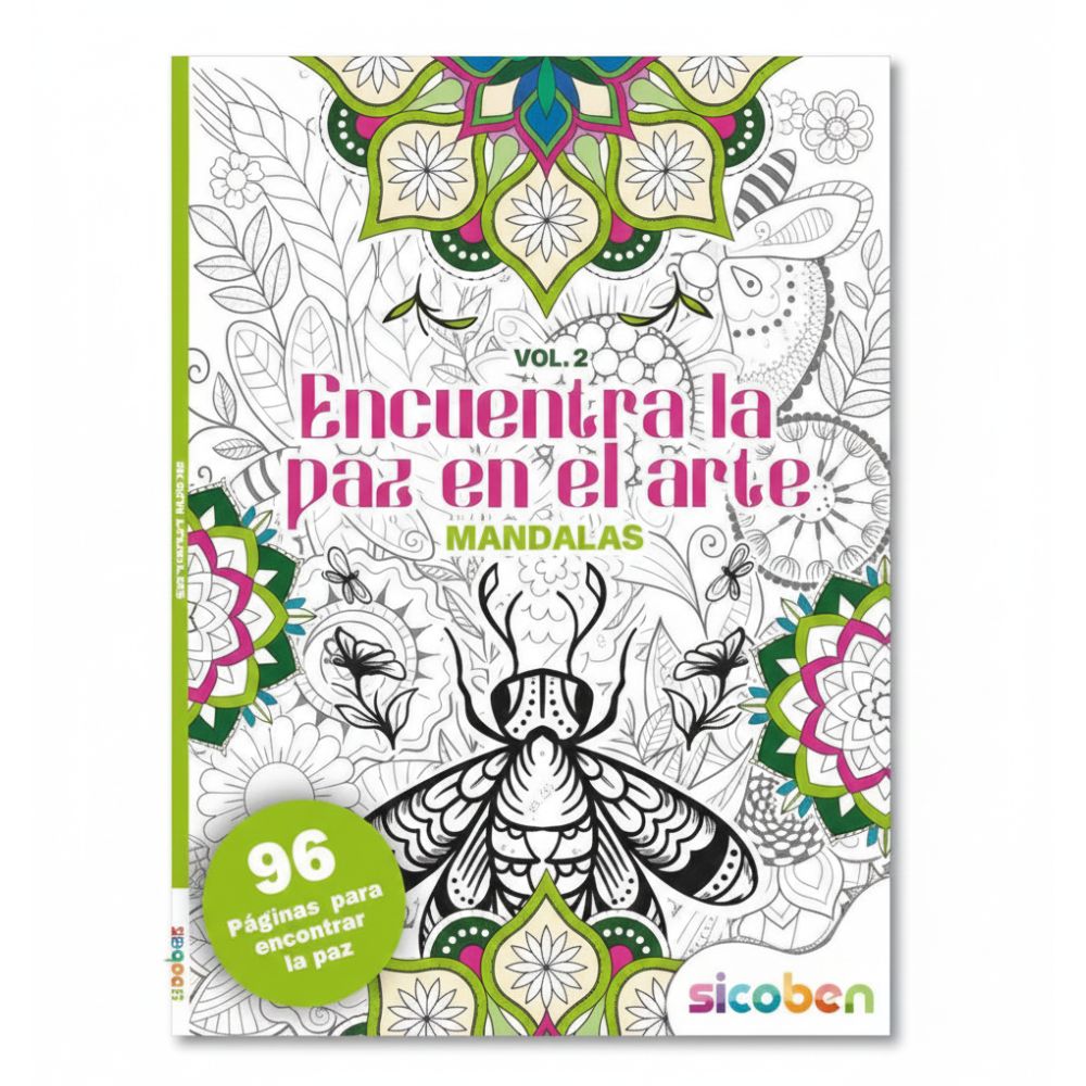 Encuentra La Paz En El Arte Vol 2 Mandalas 96 Pag