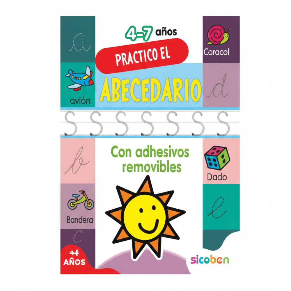 Practico Libro De Actividades Infantiles "Abecedario" 4+