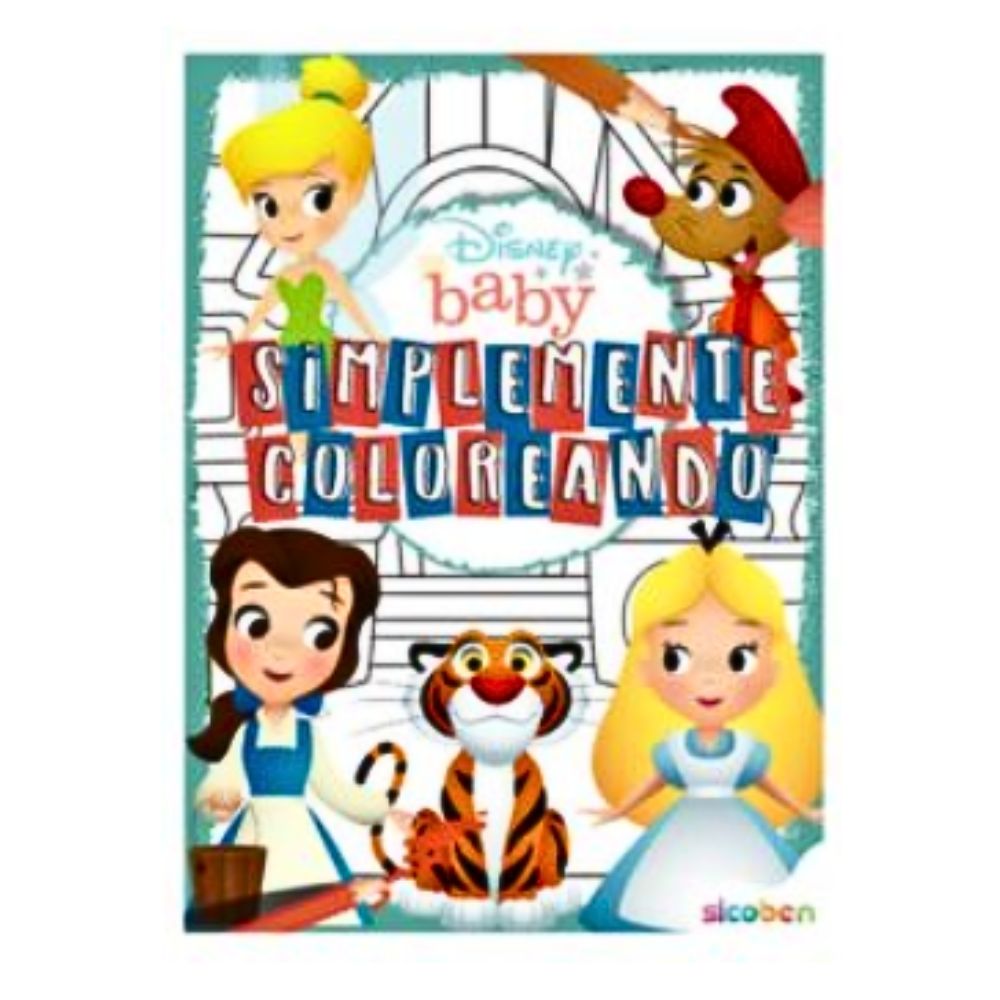 Sicoben Simplemente Coloreando Libro Infantil Para Colorear Disney Babys