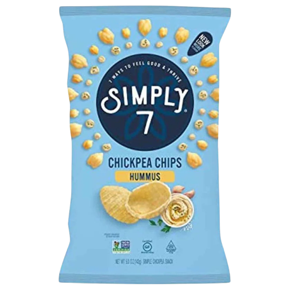 Simply7 Chickpea Chips Sabor a Hummus 142gr