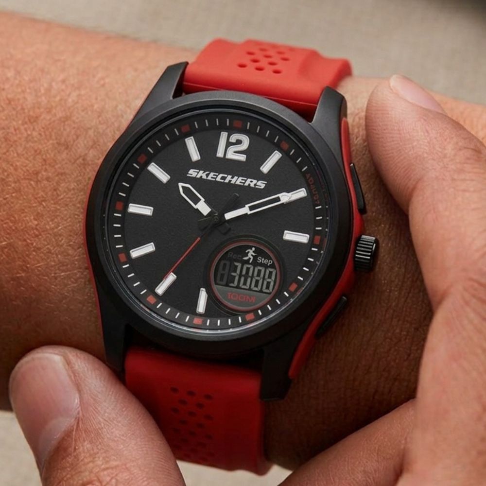 Skechers Reloj Para Caballeros Sellas Red