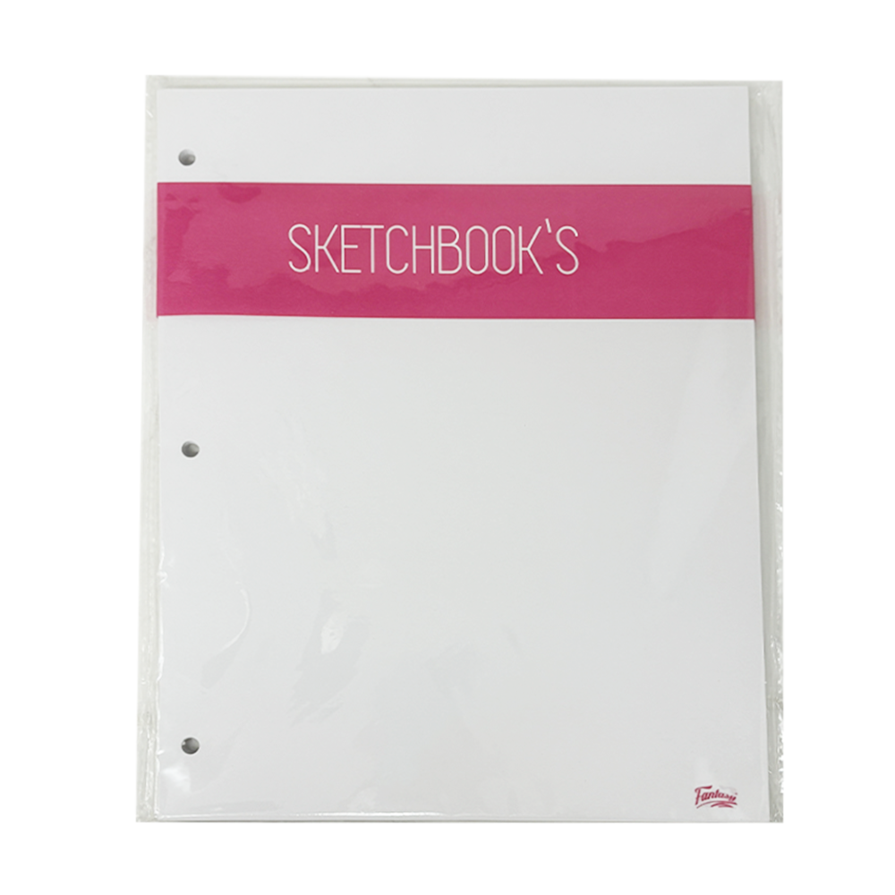 Fantasy Hojas Sketchbook Tamaño Carta 80 Und