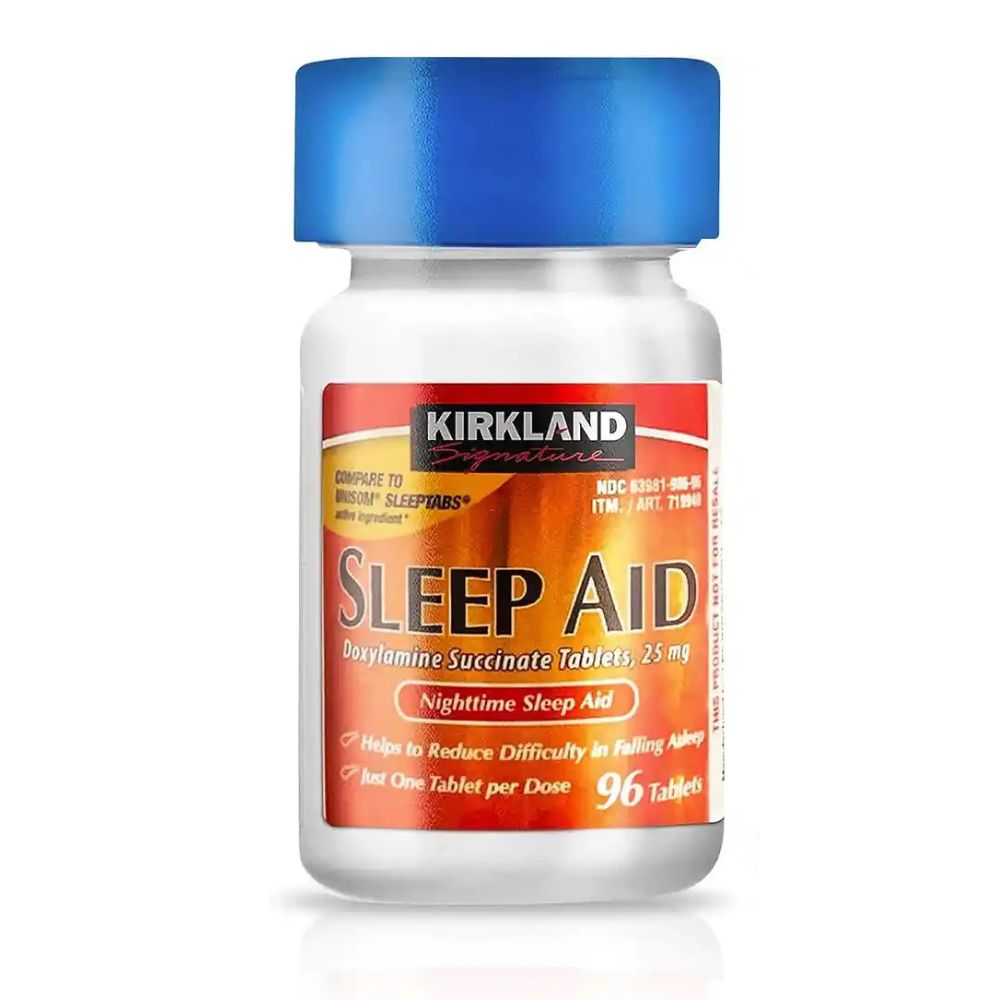 Sleep Aid Kirkland Nightime Sleep 25mg 96 Tabletas