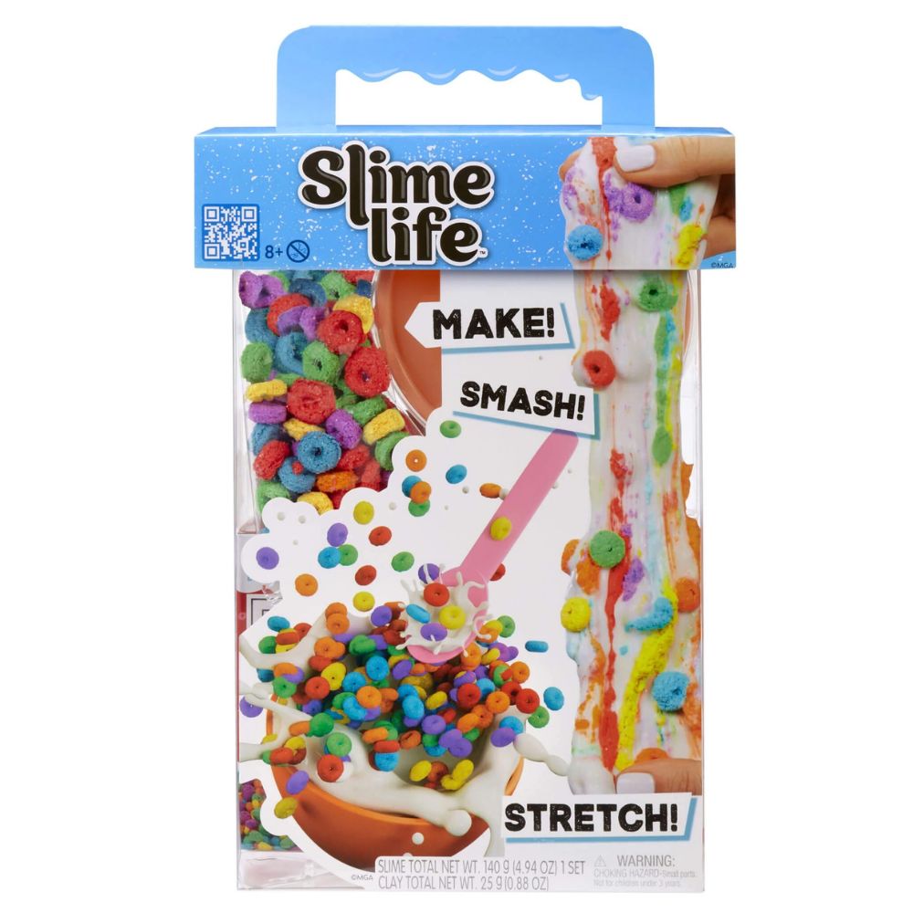 Slime Life Bowl Of Fruity Cereal Glossy Milk Crunchy Cereal