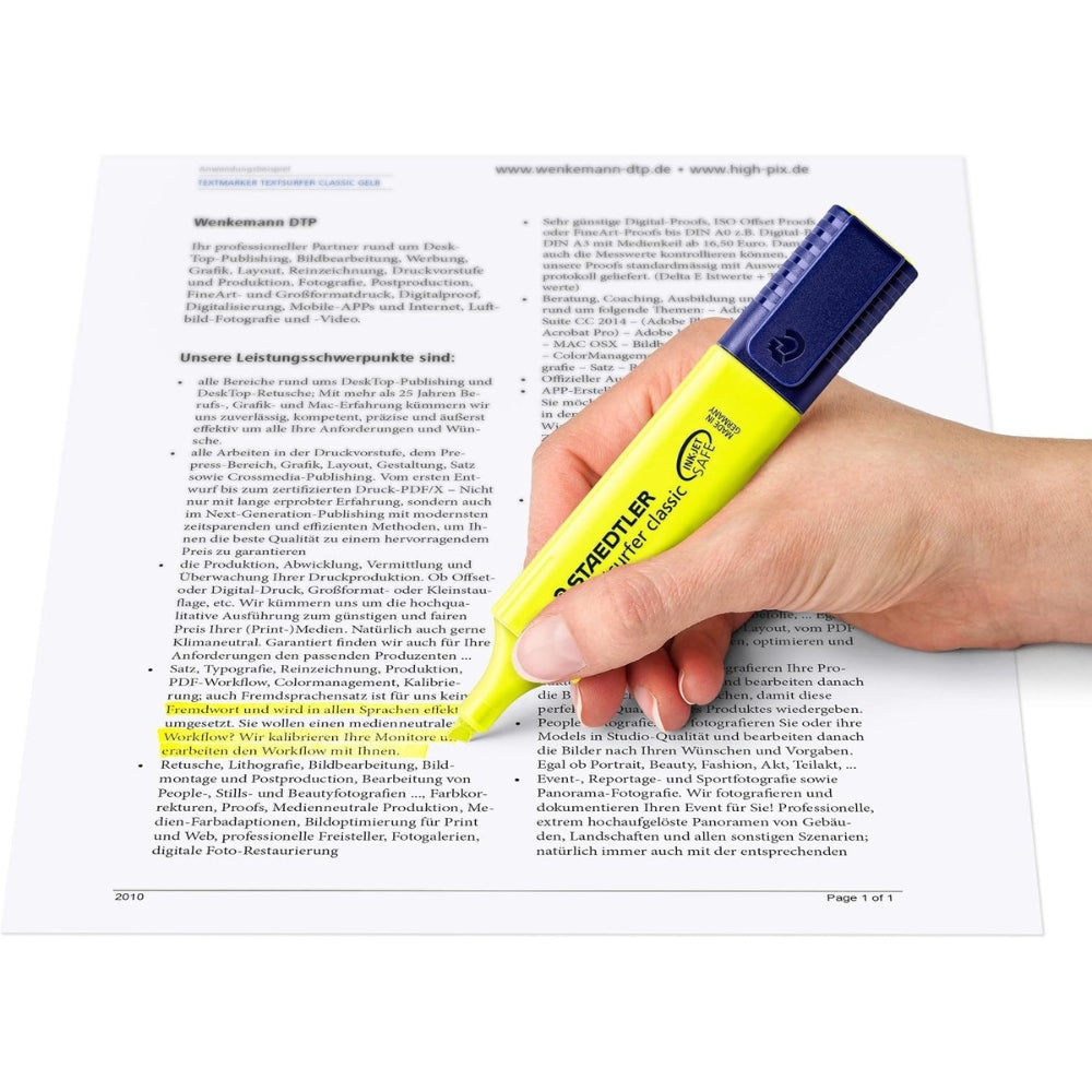 Staedtler Resaltadores De Colores Neón y Pasteles 20Und