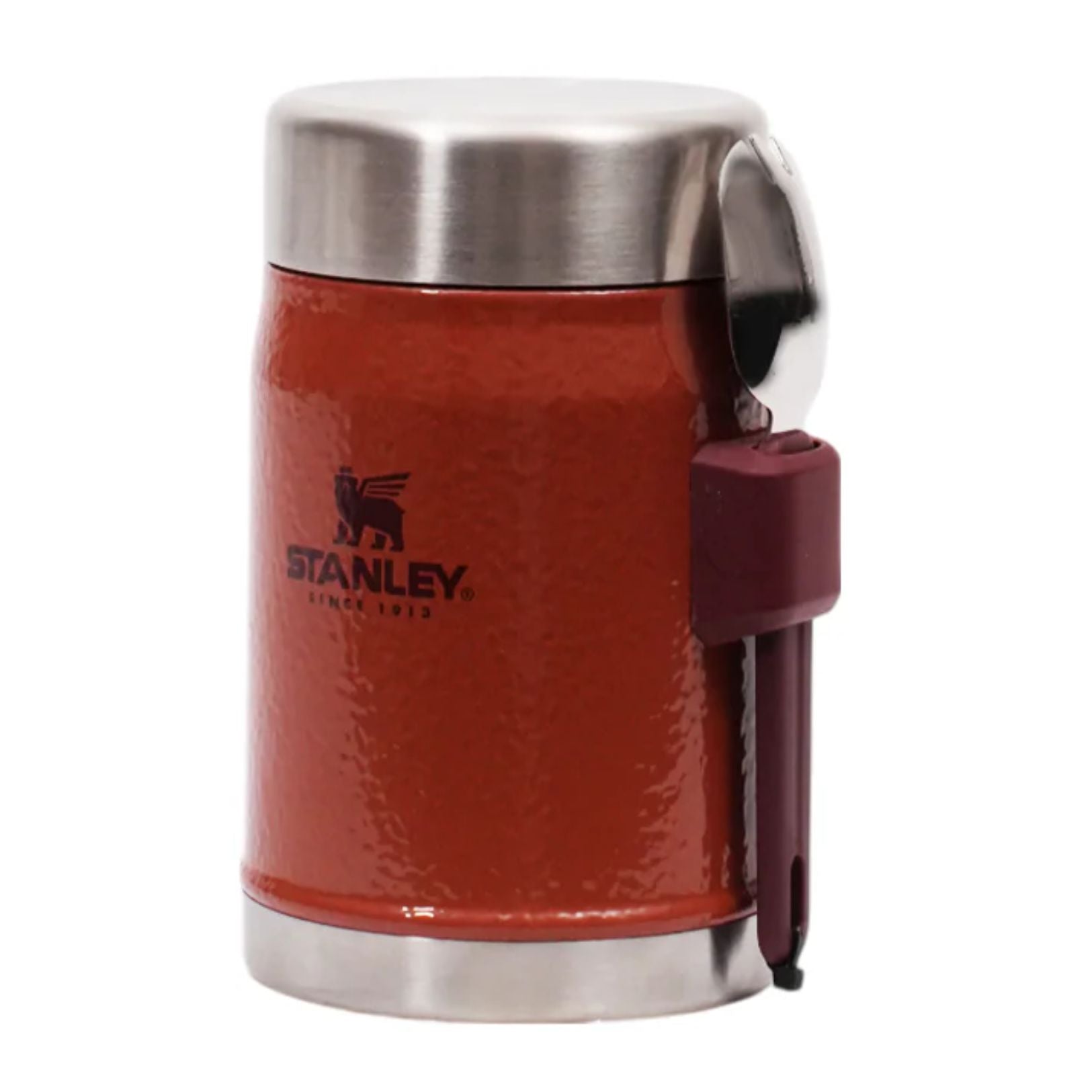 Stanley Termo Comida Classic Food Jar+Tenedor Color Hammertone Clay 14oz