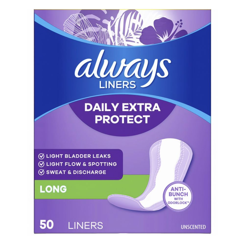 Always Protectores Diarios Anti-Bunch Long 50 pads