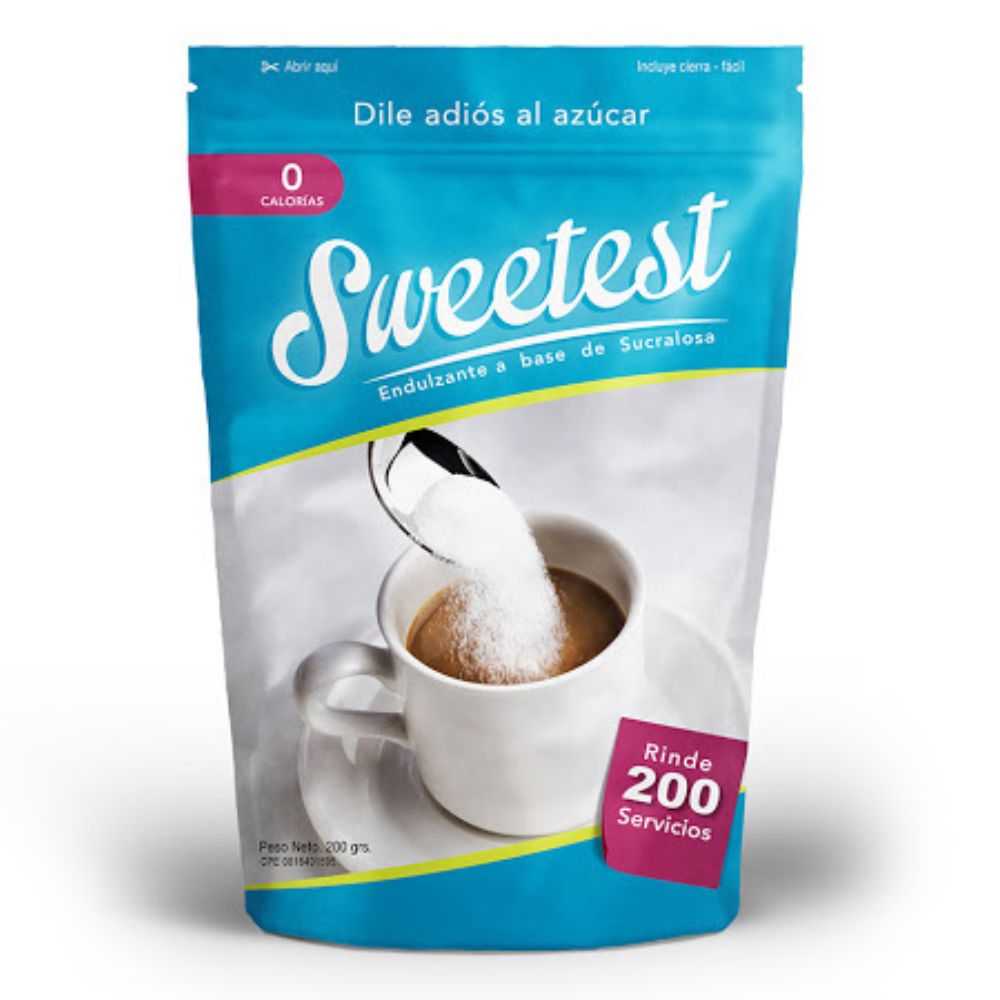 Sweetest Endulzante a Base De Sucralosa Doypack 200gr