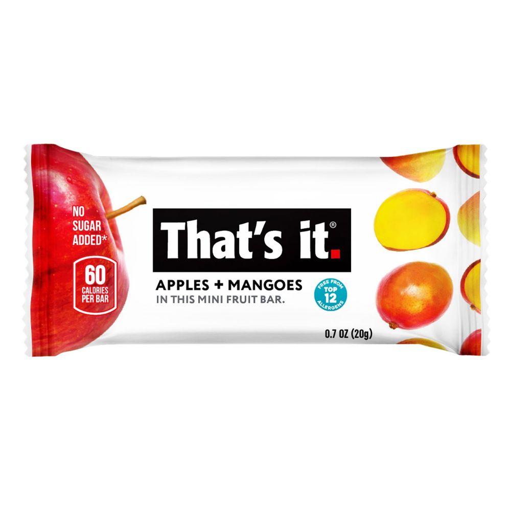 That´s it Mini Fruit Bars Apples + Mangoes 8 Und 160g