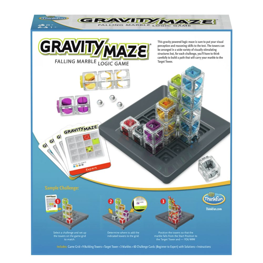 Thinkfun Gravity Maze Falling Marble Logic Game