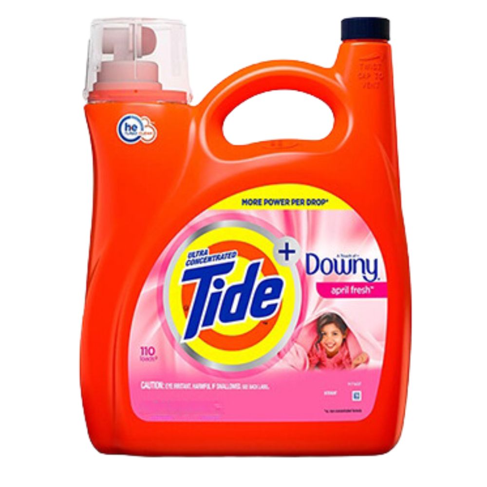 Tide + Downy Detergente Liquido April Fresh 100 Cargas 3.78 Litros