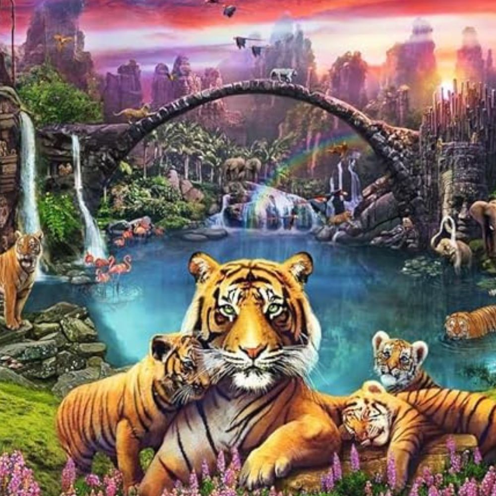 Ravensburger Rompecabezas Tigers In Paradise 3000 Piezas