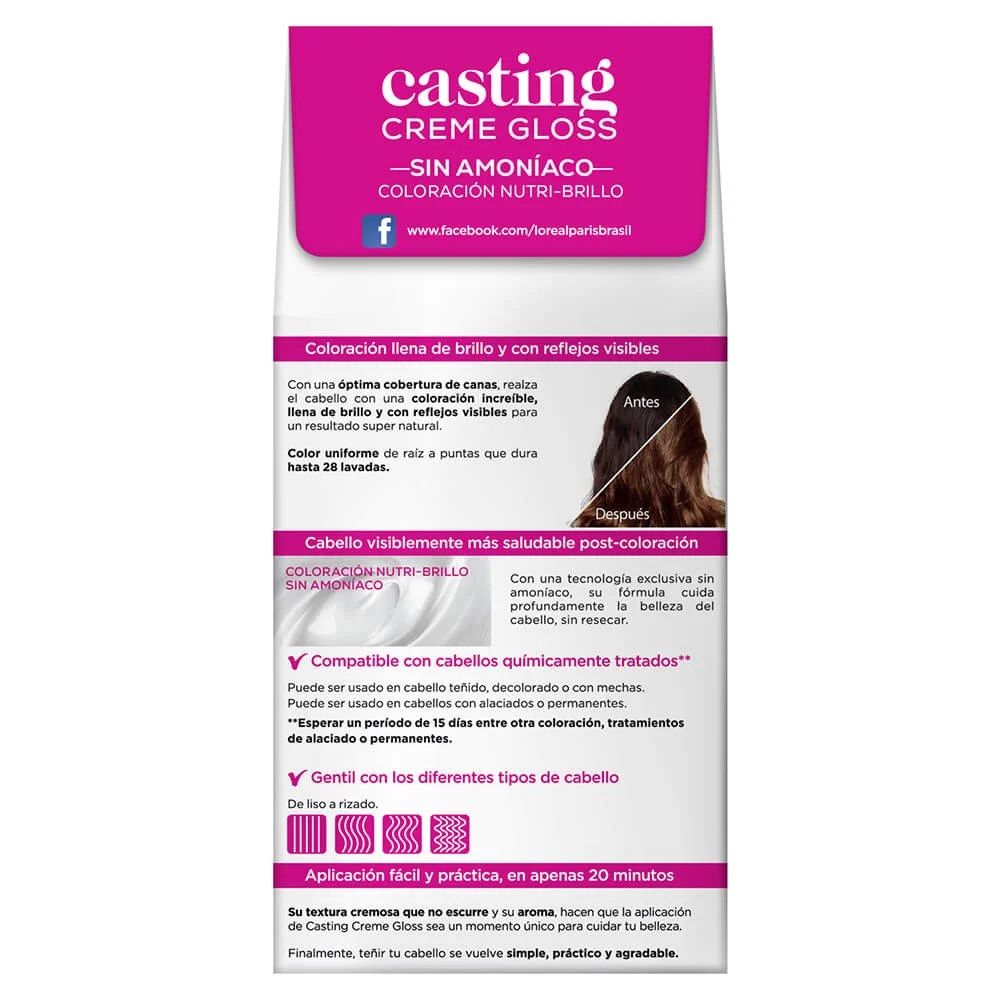 L'oreal Tinte Casting Creme Gloss 535 Chocolate Sin Amoniaco