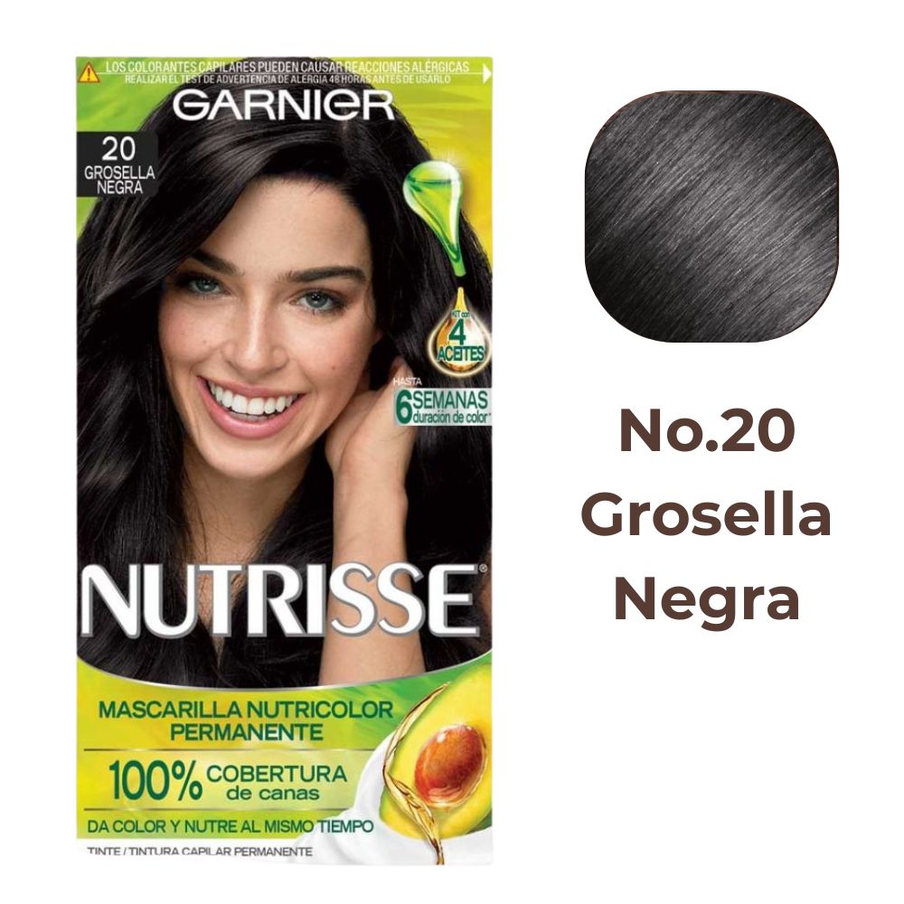 Garnier Tinte Nutrisse 20 Grosella Negra Clasico