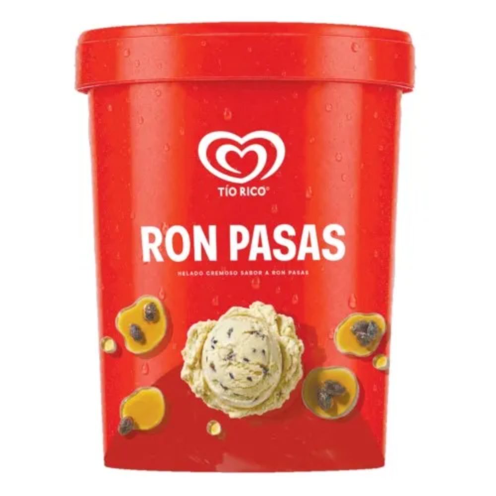 Helado Tio Rico Ron Pasas 850cm
