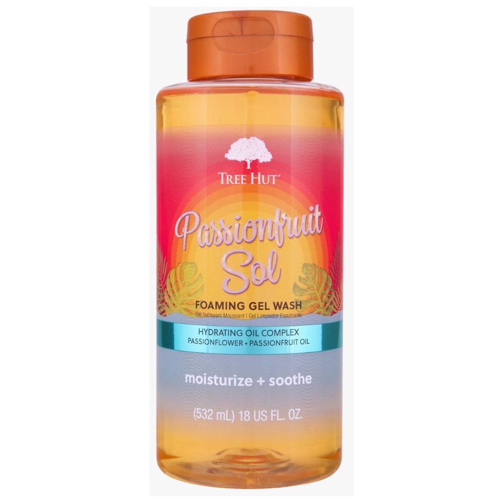 Tree Hut Passionfruit Sol Foaming Gel Wash 532ml