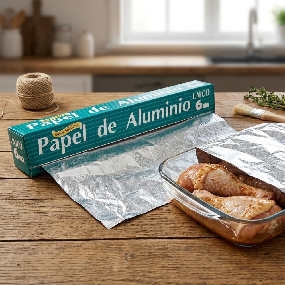 Papel Aluminio Unico 6m