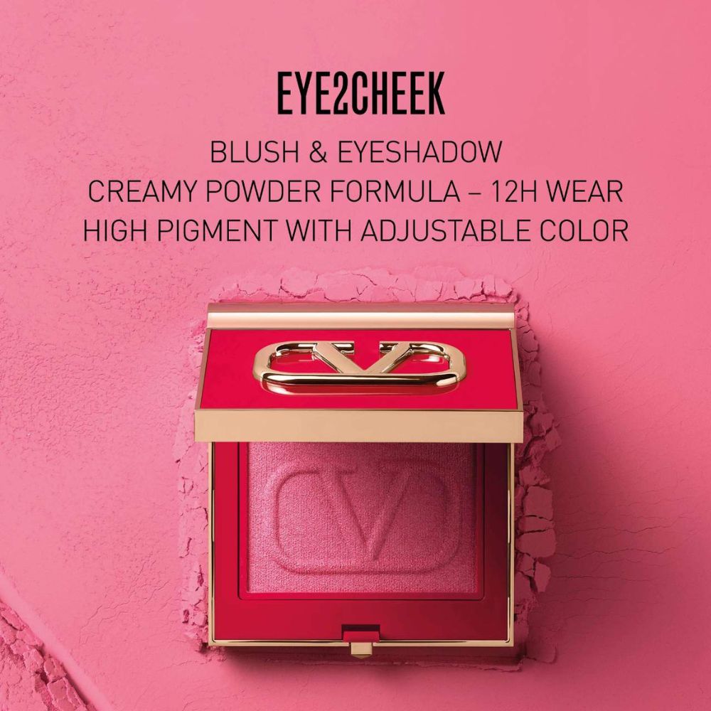 Valentino Eye2Cheek Dual-Use Blush & Eyeshadow N*03 Rosa Emozione 3.6g