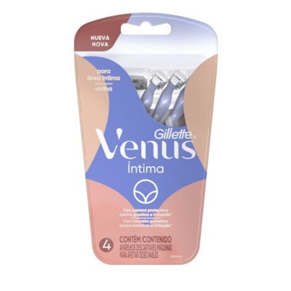 Venus Maquina Para Afeitar Blister 4 Und