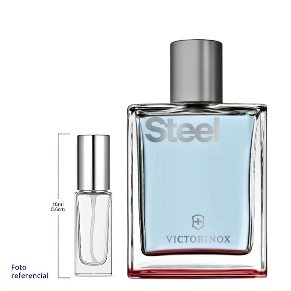 Victorinox Steel Decant Travel Size Eau De Toilette For Men