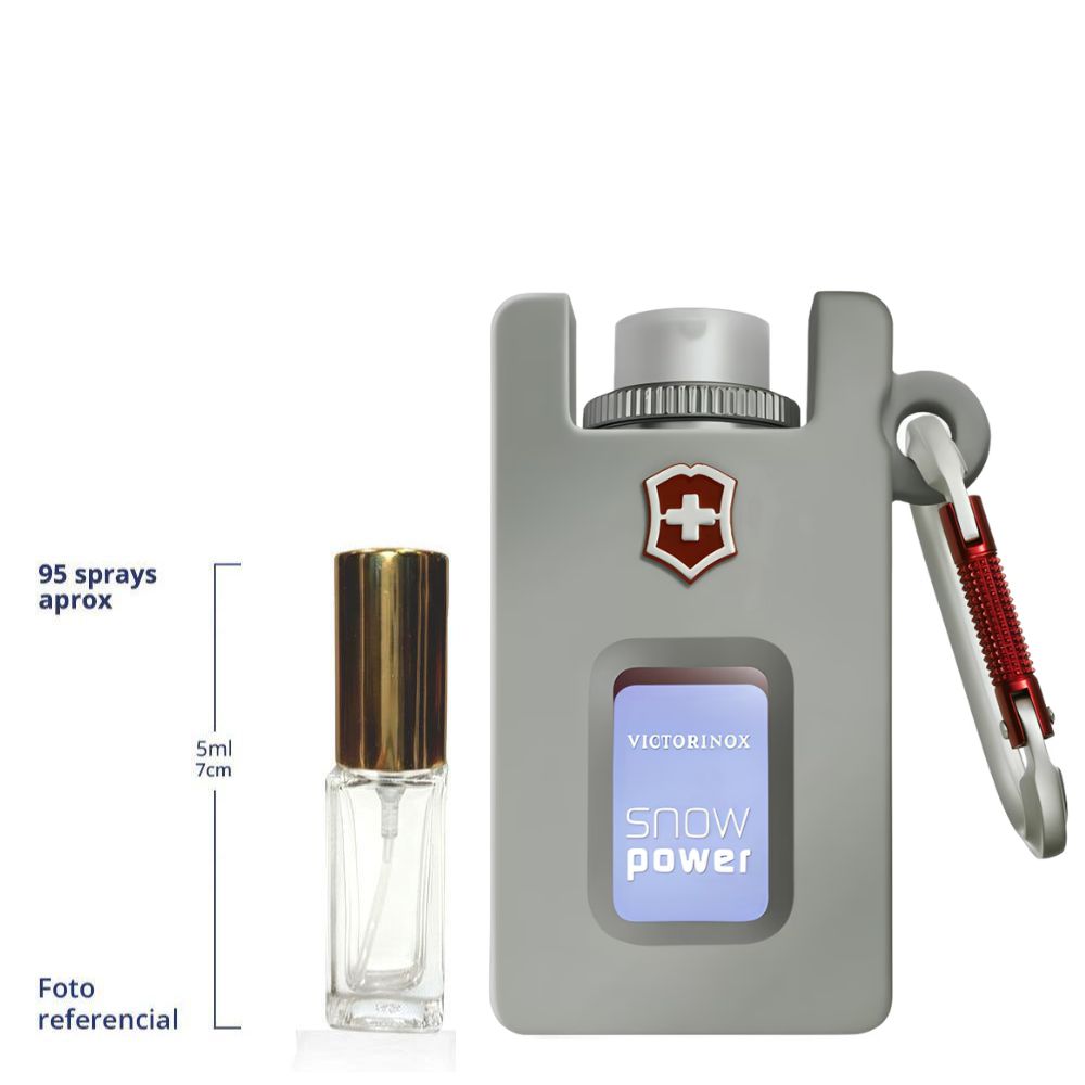 Victorinox Swiss Unlimited Snowpower Decant Travel Size Eau De Toilette For Men