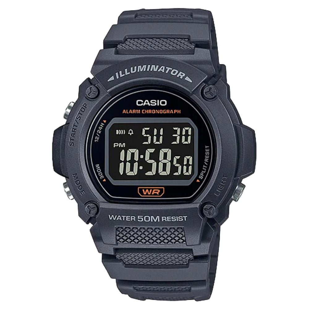Casio Reloj Casual Correa De Resina Para Dama Gray