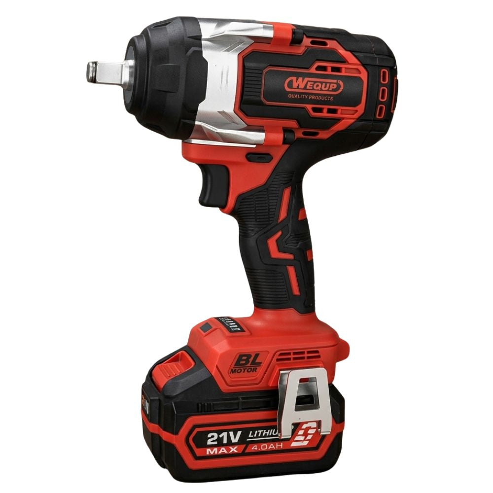 Wequp Llave De Impacto Inalambrica 1/2" (21V-800 N.m) Dado Cuadrado