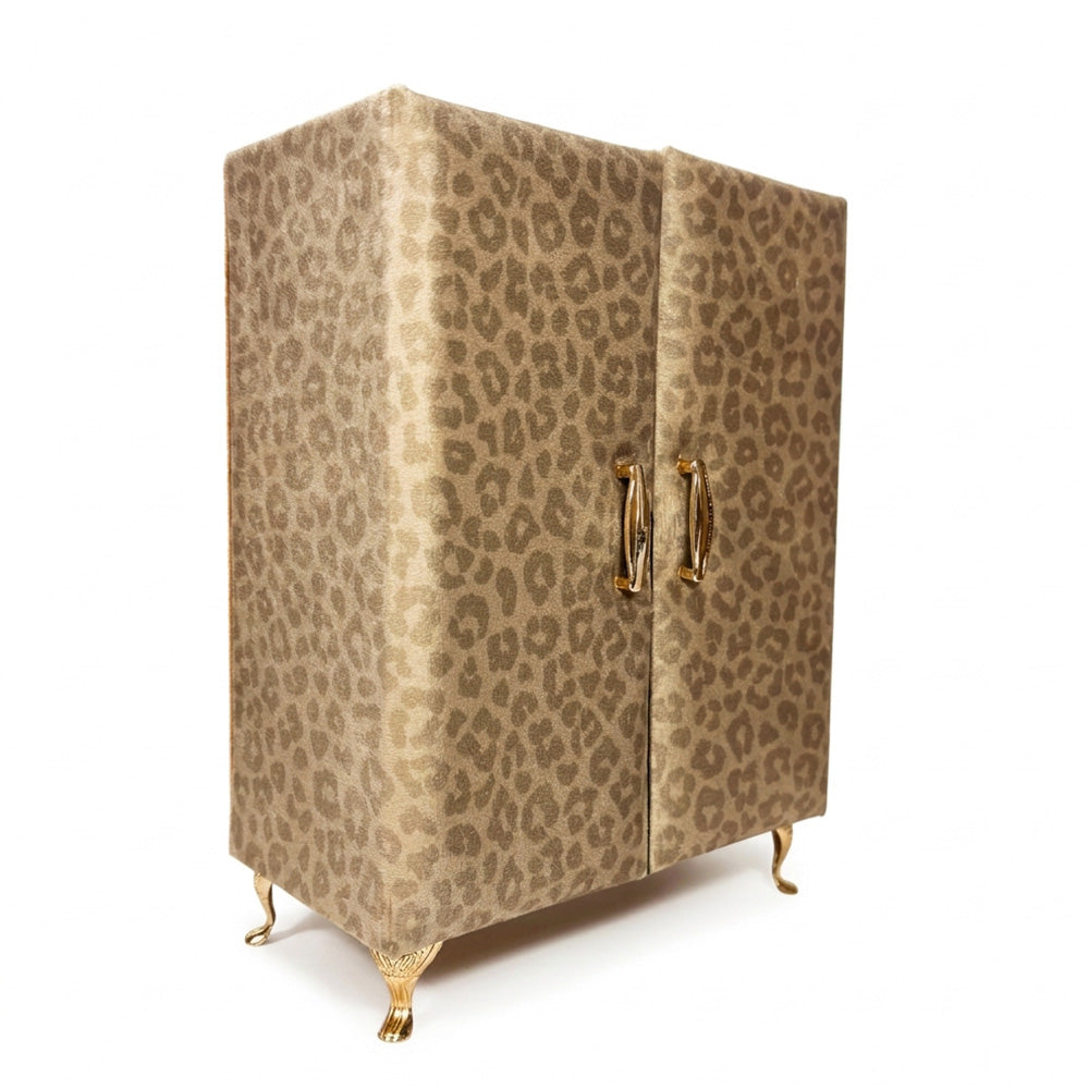 Willow & Riley Mini Joyero Closet Jewelry Organizer Animal Print