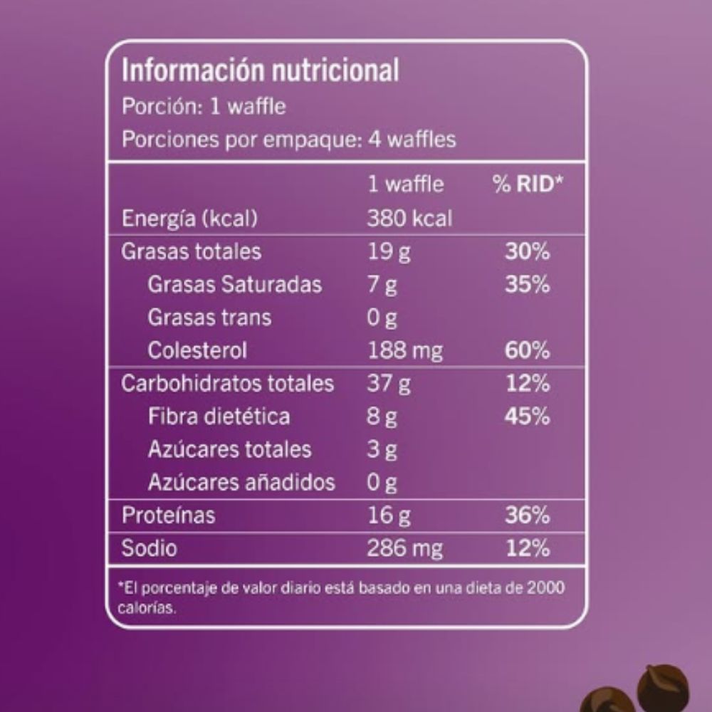 Waffit Waffles Chocolate 4 Und 550g