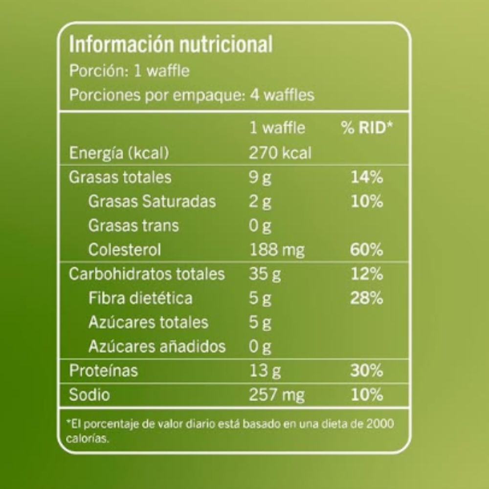 Waffit Waffles Zanahoria 4 Und 550g