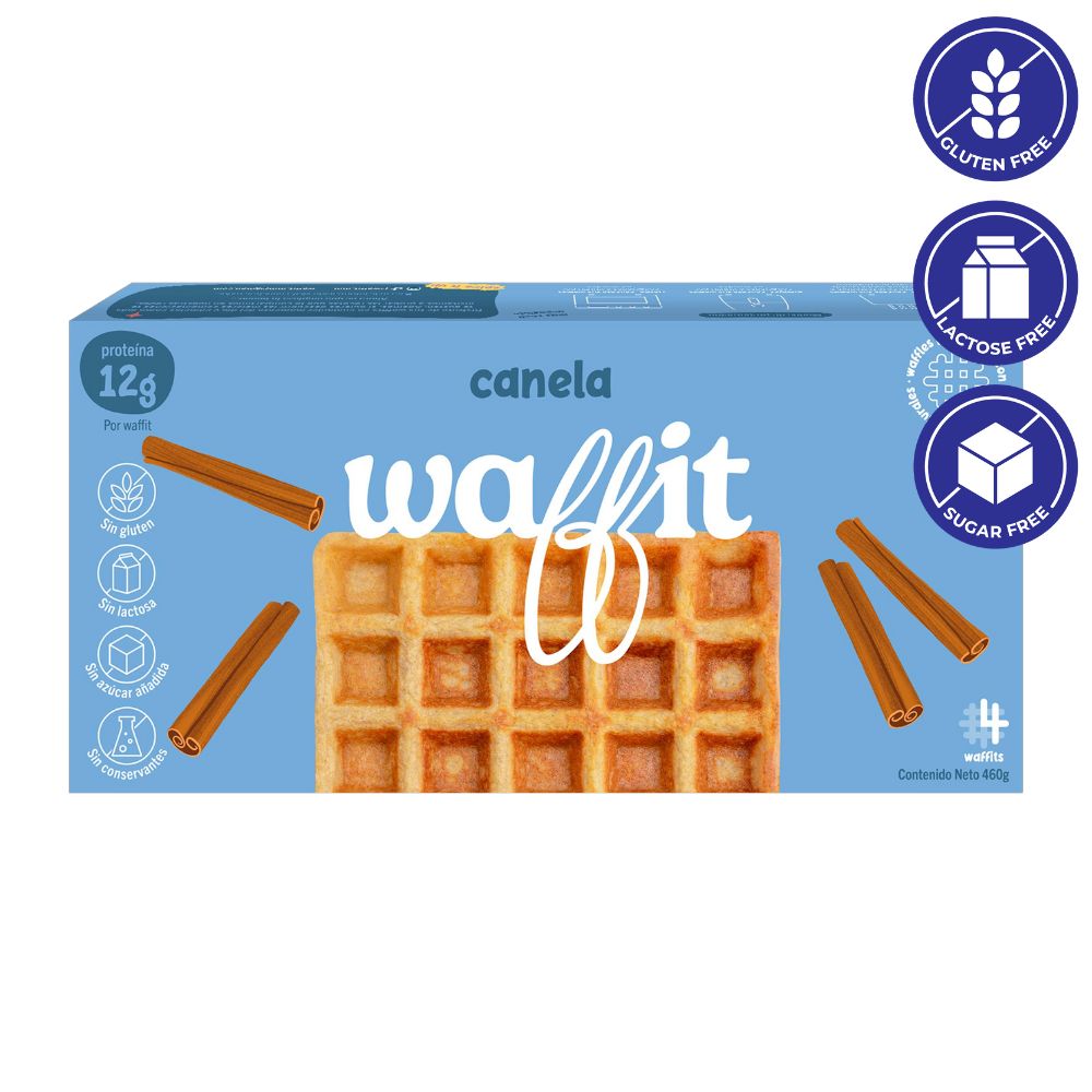 Waffit Waffles Canela 4 Und 550g