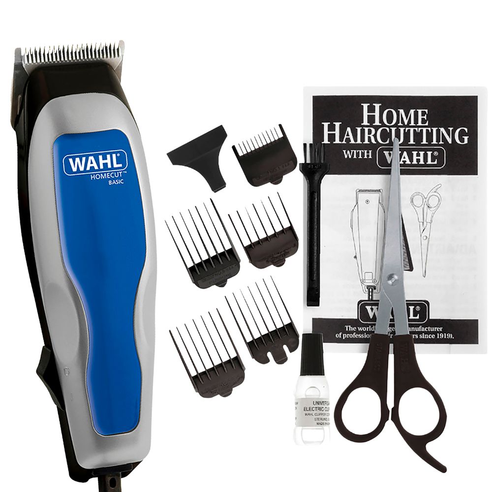 Wahl Cortadora de Cabello con Cable Home Cut Basic Kit 14 piezas