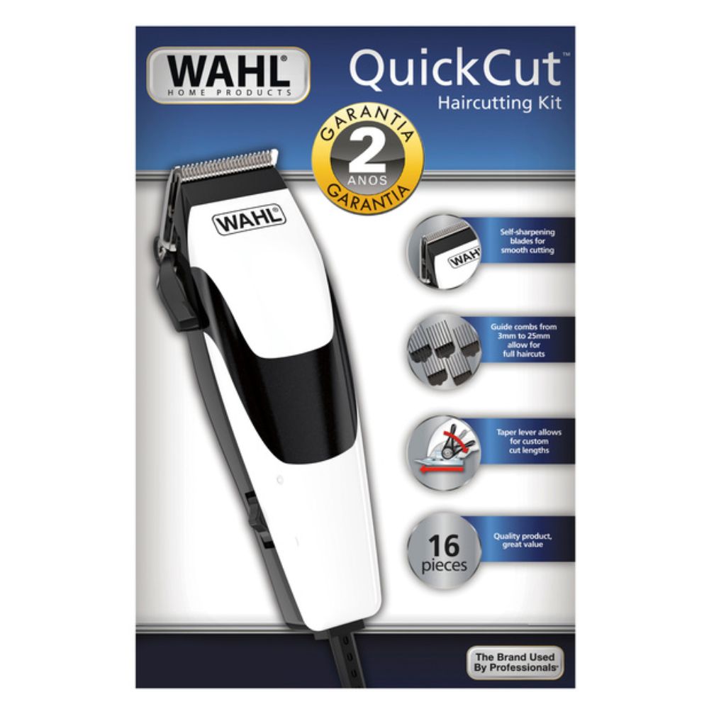 Wahl Cortadora de Cabello Quick Cut Haircutting Kit 16 Piezas