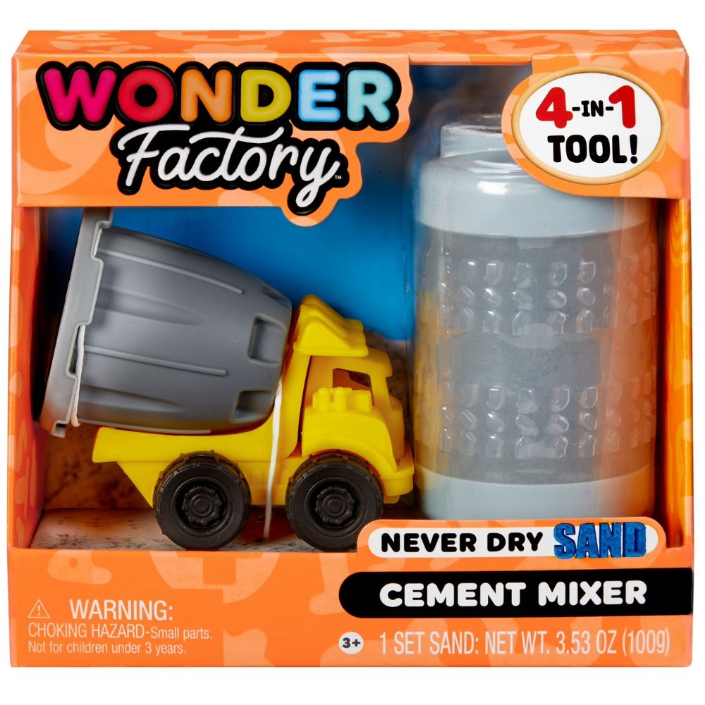 Wonder Factory Camion De Construccion Never Dry Sand Gris 3+