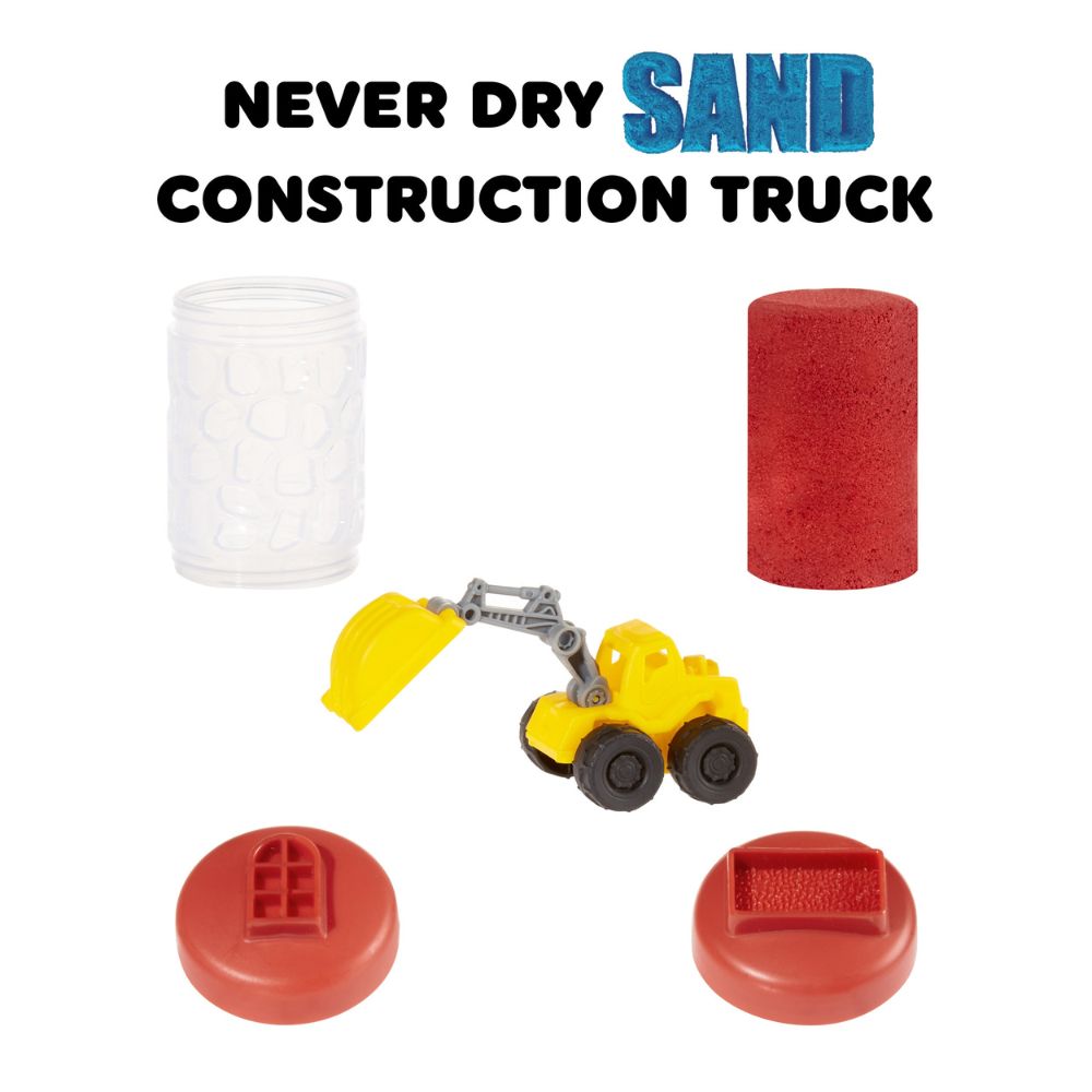 Wonder Factory Camion De Construccion Never Dry Sand Rojo 3+