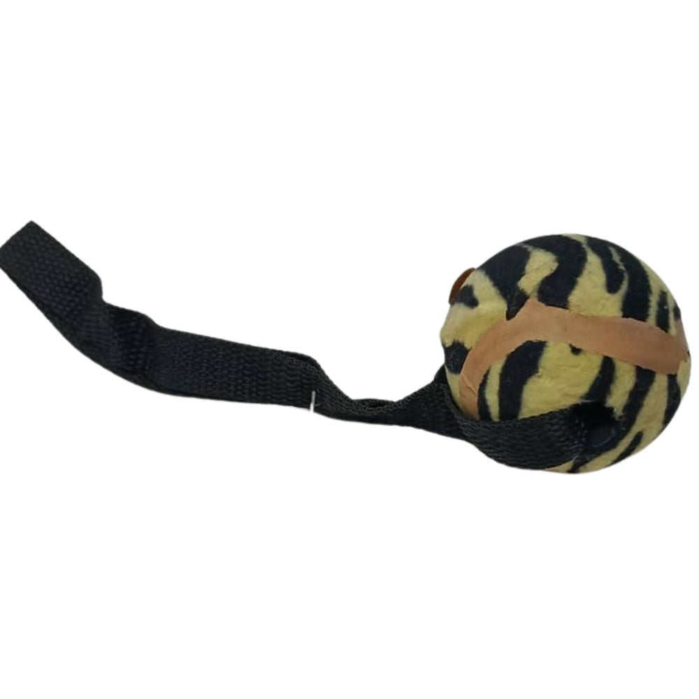 Juguete para Perros Pelota y Cuerda Color Negra