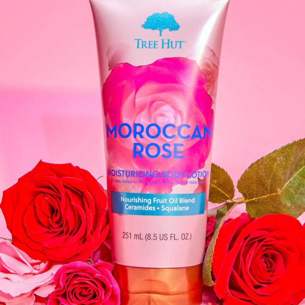 Tree Hut Moisturizing Body Lotion Moroccan Rose 251ml