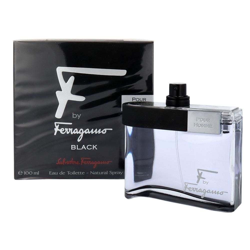 Salvatore Ferragamo F Black Eau De Toilette For Men 100ml
