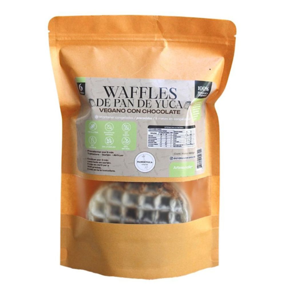 Waffles Vegano Chocolate 6 Und