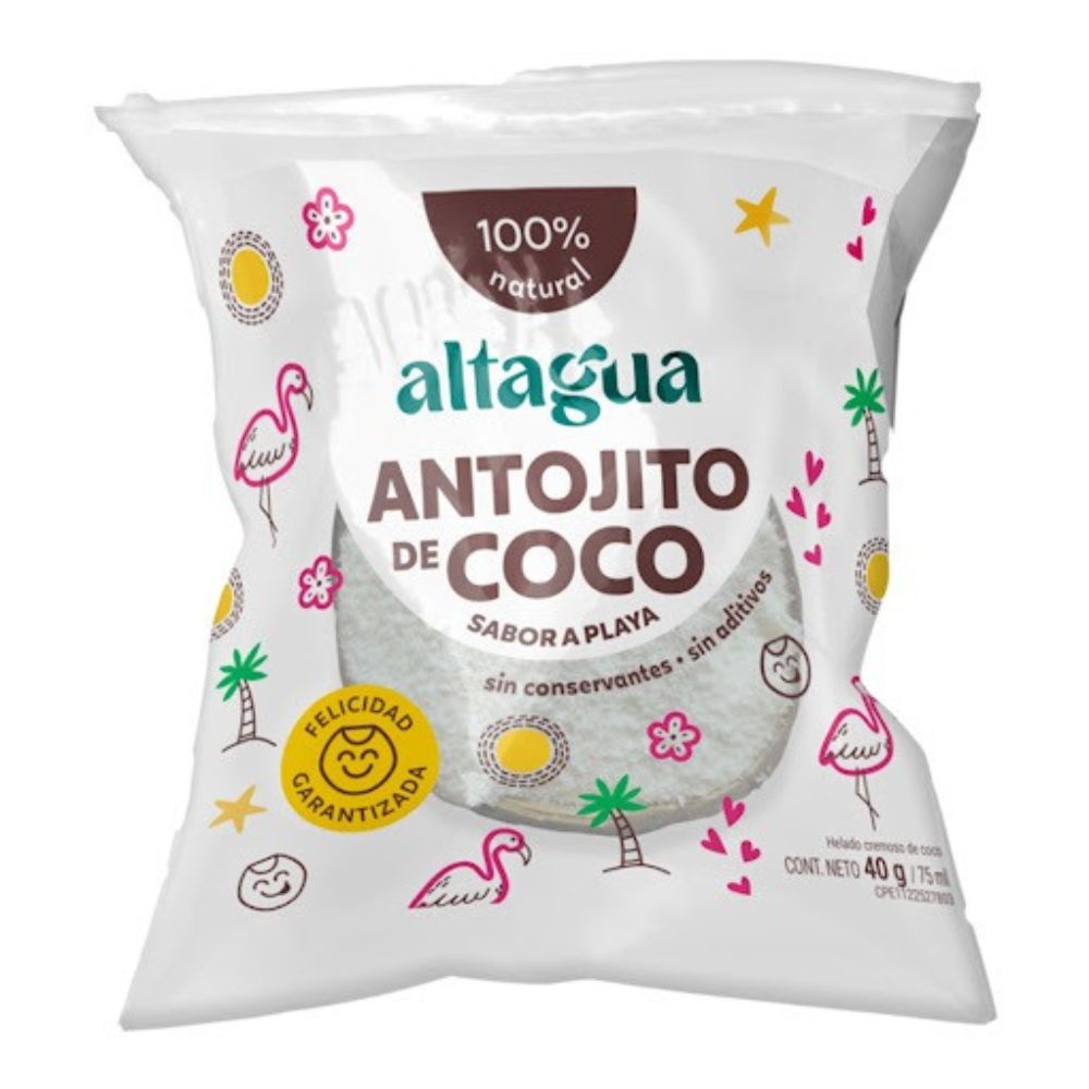 Helado De Coco Altagua Antojito 40gr