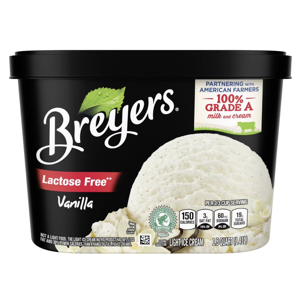 Helado Breyers Lactose Free Vainilla 1.41L