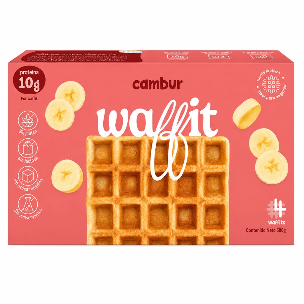 Waffit Waffles Cambur 4 Und 550g