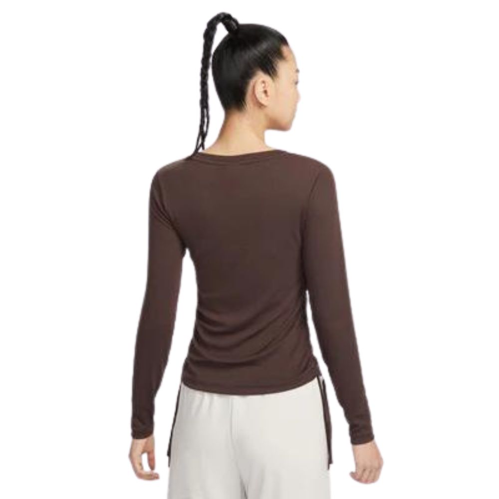Nike T-Shirt Tight-Fit Para Damas Color Marron