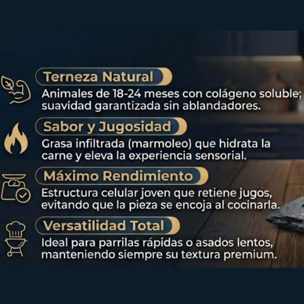 Carne Solomo de Cuerito para Bistec El Novillo 4 Opciones