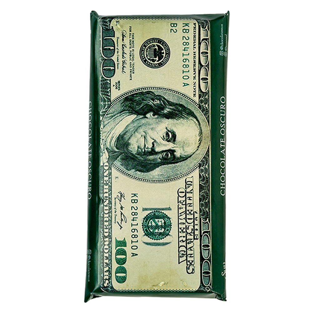 Chocolate Sun Chocolate Oscuro Barra Dolar 100$ 100gr
