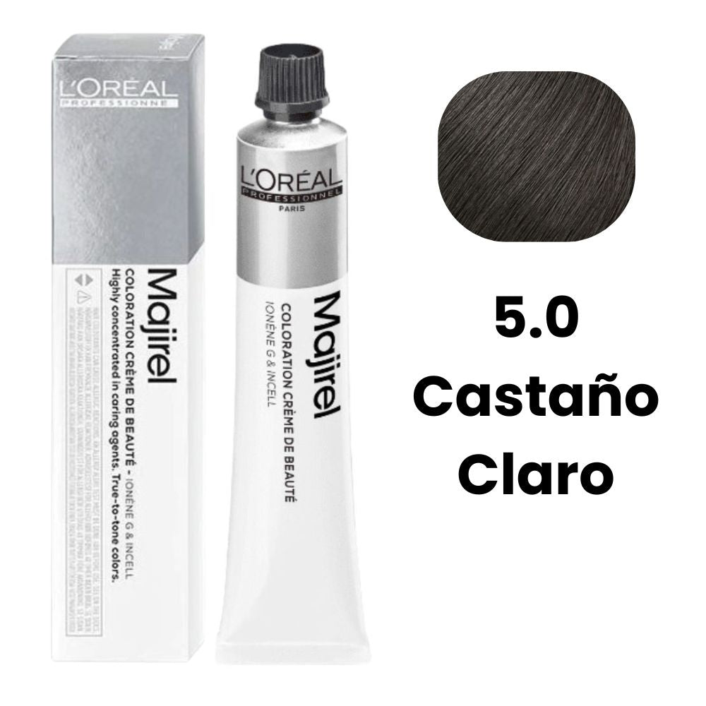 L'Oreal Tinte Para El Cabello Majirel 5.0 Castaño Claro 50ml